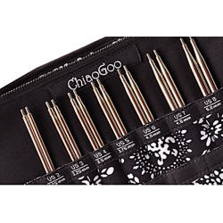 ChiaoGo - Twist Red Lace - 13 cm. pindespidser - komplet st