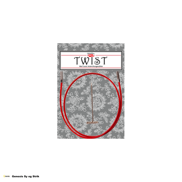 CHIAOGOO - TWIST RED CABLE MINI - 15 cm.