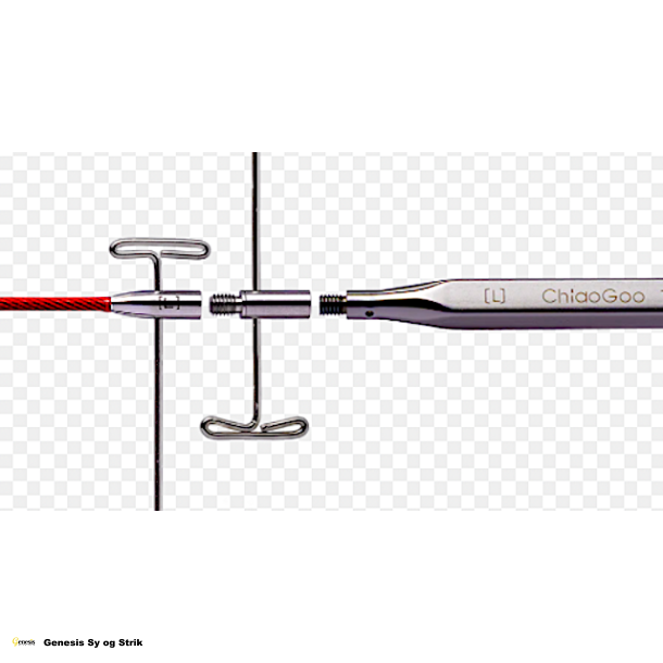 ChiaoGoo udskiftlige firkantede pinde 4.0 mm. - 13 cm.