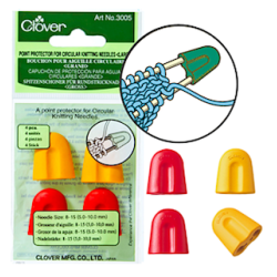 Clover - Pindebeskytter til rundpinde - Str. 5.0 mm. til 10.0 mm.