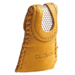 Clover - Dobbelsidet fingerbl i lder med trdforstrkning