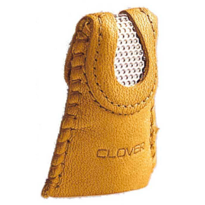 Clover - Dobbelsidet fingerbl i lder med trdforstrkning