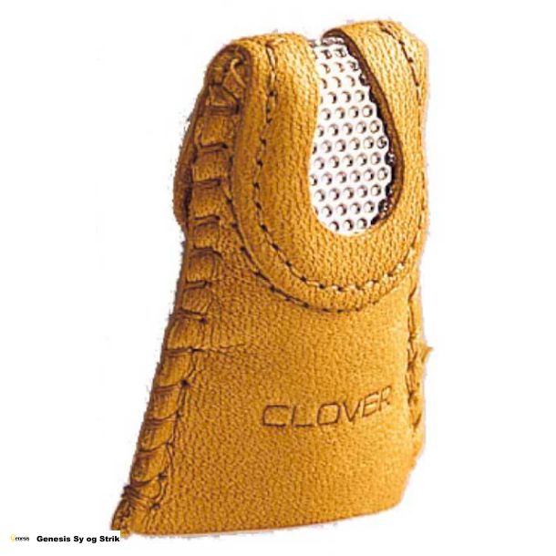 Clover - Dobbelsidet fingerbl i lder med trdforstrkning