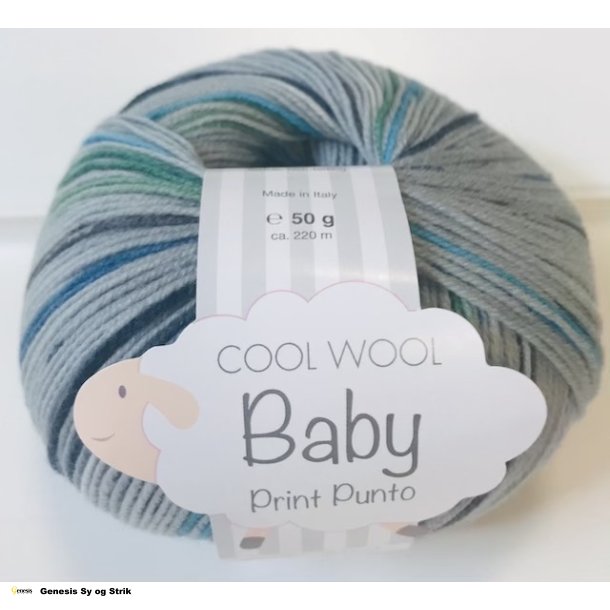 Wool Baby Print Punto - 50 gr.