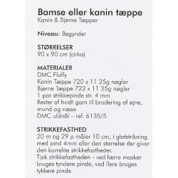 Bamse eller Kanin tppe
