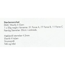 DMC Tweedie nederdel og stvlemanchet