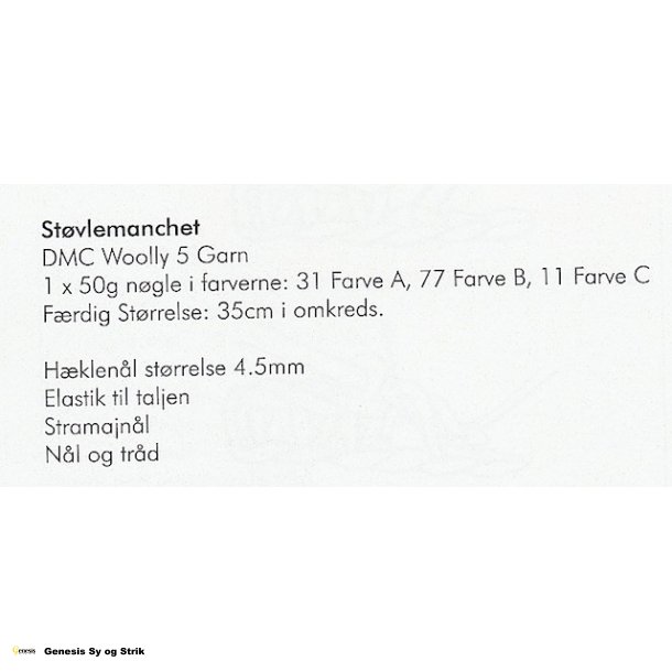 DMC Tweedie nederdel og stvlemanchet