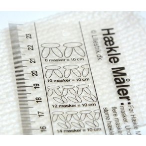 Hækle måler