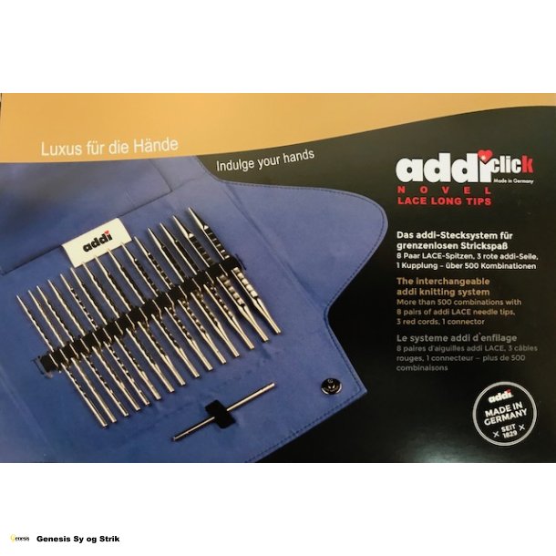 Addi CLICK  NOVEL Long Lace tips