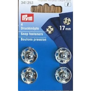 Trykknapper - 17 mm.