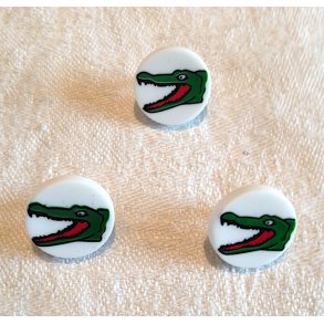 Knap med Aligator som motiv