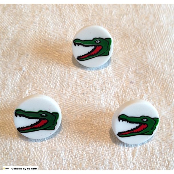 Knap med Aligator som motiv