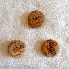 Knap med bjrn som motiv