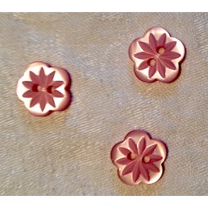 Knap - Blomst Gl. Rosa