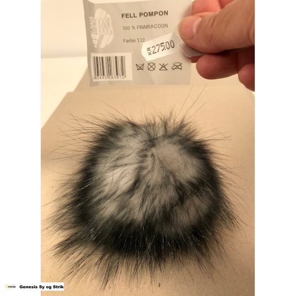 Pompon / pelskvast - Vaskebjrn