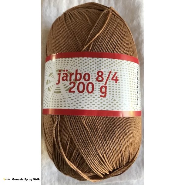 Jarbo Merc. Bomuld 8/4 - Brun - 200 g