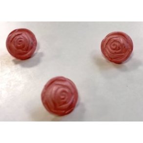 Lyserd Knap udformet som en blomst