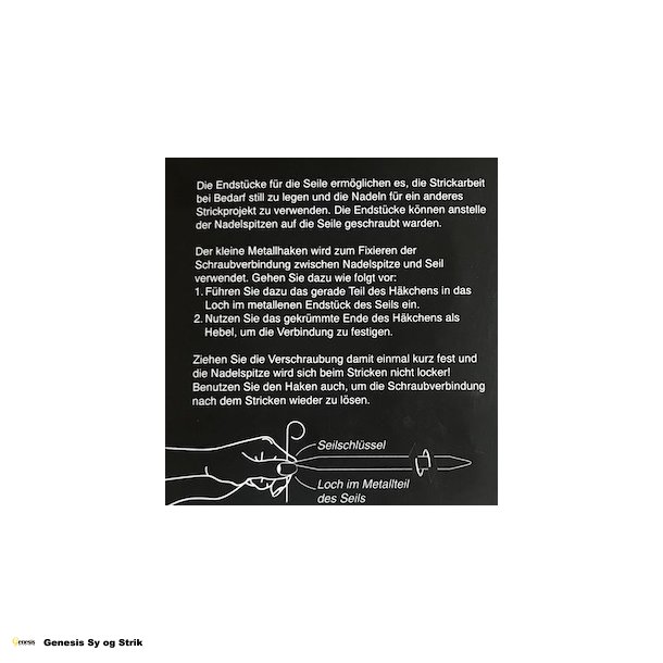 LANA Grossa - kabel/wire med 360 graders kobling