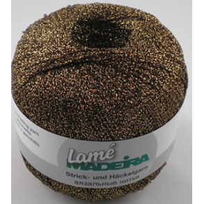 Madeira Lam - Sort Gul