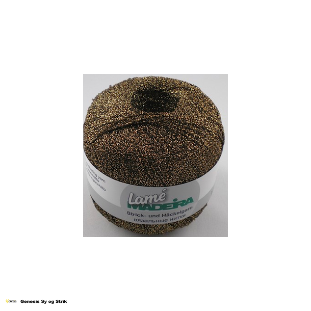 Madeira Lam - Sort Gul