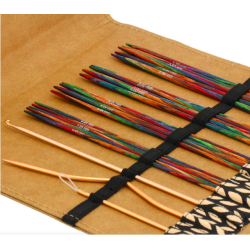 Lana Grossa - KnitPro strmpepindest 15 cm. i tr med tilbehr