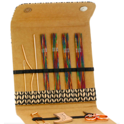 Lana Grossa - KnitPro strmpepindest 15 cm. i tr med tilbehr