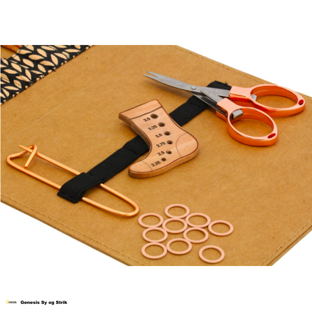 Lana Grossa - KnitPro strmpepindest 15 cm. i tr med tilbehr