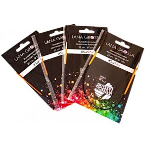 Knit Pro - Asymmetriske rundpinde i aluminium