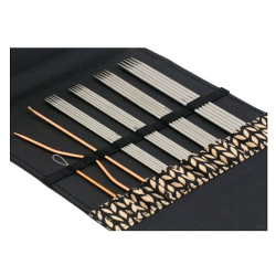 Lana Grossa - KnitPro strmpepindest 15 cm. i stl med tilbehr