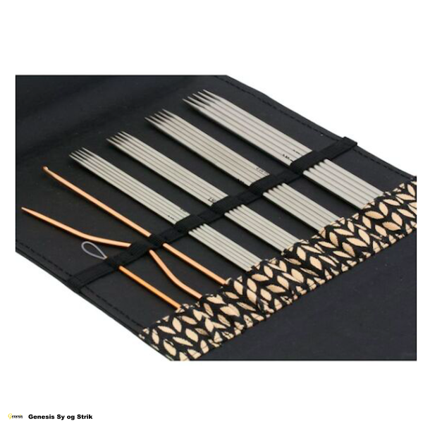 Lana Grossa - KnitPro strmpepindest 15 cm. i stl med tilbehr