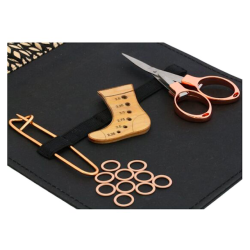 Lana Grossa - KnitPro strmpepindest 15 cm. i stl med tilbehr