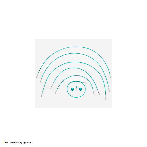 Knitpro Mindful Collection - kabel/wire med 360 graders kobling