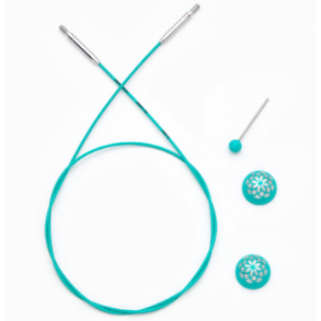 Knitpro Mindful Collection - kabel/wire med 360 graders kobling