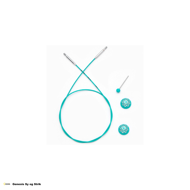 Knitpro Mindful Collection - kabel/wire med 360 graders kobling