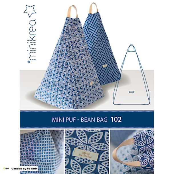 Mini Puf  BEAN BAG  syvejledning