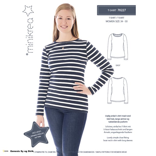 T-Shirt str. 34 &#150; 50 (EU standard sizes)