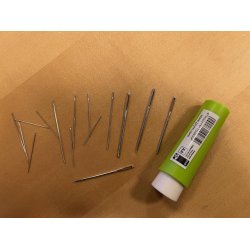 Magnetisk nleholder med nle - lysgrn