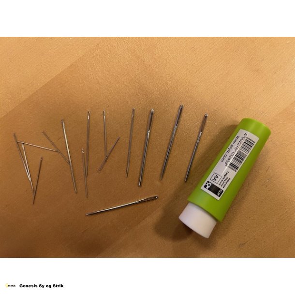 Magnetisk nleholder med nle - lysgrn