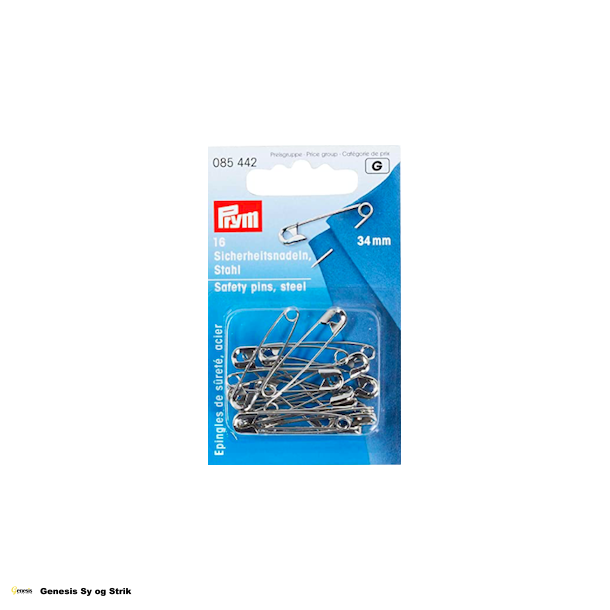 Sikkerhedsnle - 34 mm.
