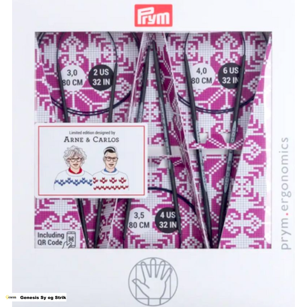 PRYM ergonomics 80 cm. Carbon rundpinde