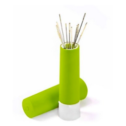 Magnetisk nleholder med nle - lysgrn