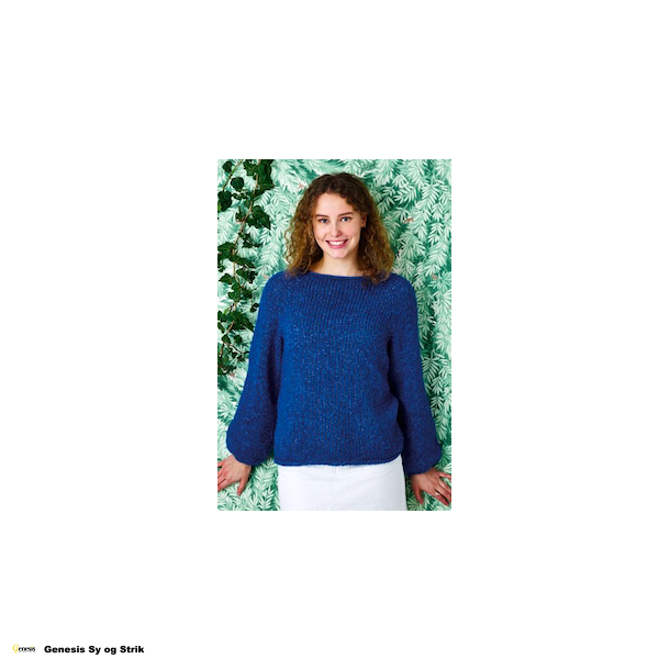 Raglanbluse m/lange rmer