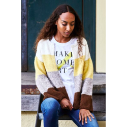 Alice Cardigan i brede striber