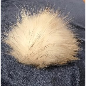 Pompon / pelskvast - Vaskebjrn