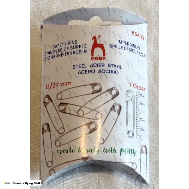 Sikkerhedsnle - 27 mm.