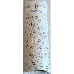 20 stk. Sikkerhedsnle - 38 mm.