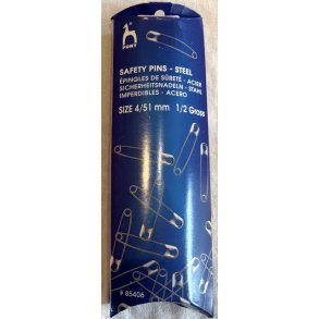 20 stk. Sikkerhedsnle - 51 mm.