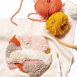 Punch needle emboidery Stitching Tool