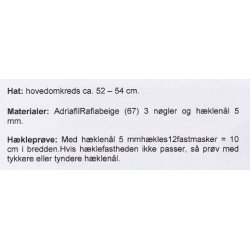 "Rania" hat og taske