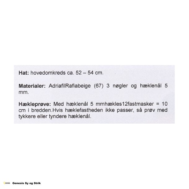 "Rania" hat og taske